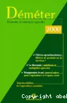 Déméter 2000 - Economie et stratégies agricoles vignette