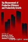 The Measurement of productive efficiency and productivity growth vignette