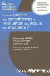 Comment passer des compétences à l'évaluation des acquis des étudiants ? vignette